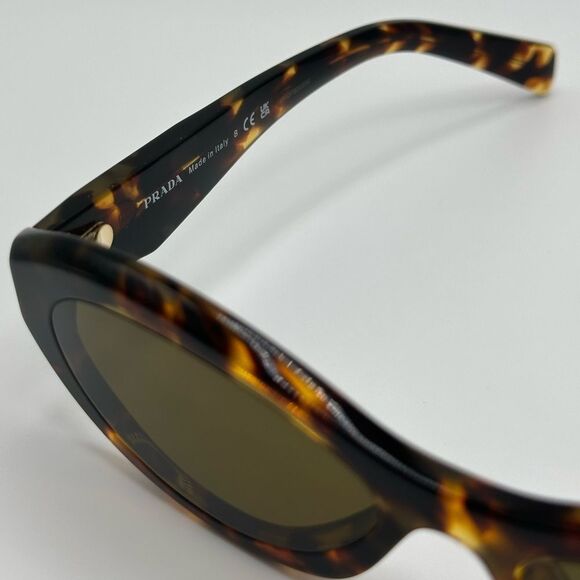 PRADA Sunglasses PR26ZS 14L09Z Honey Tortoise Dark Brown Women NEW - Picture 5 of 13